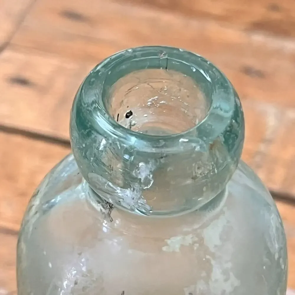Vintage Blob Top Hutchinson Bottle Crown Ceschon Cincinnati Soda Collectible